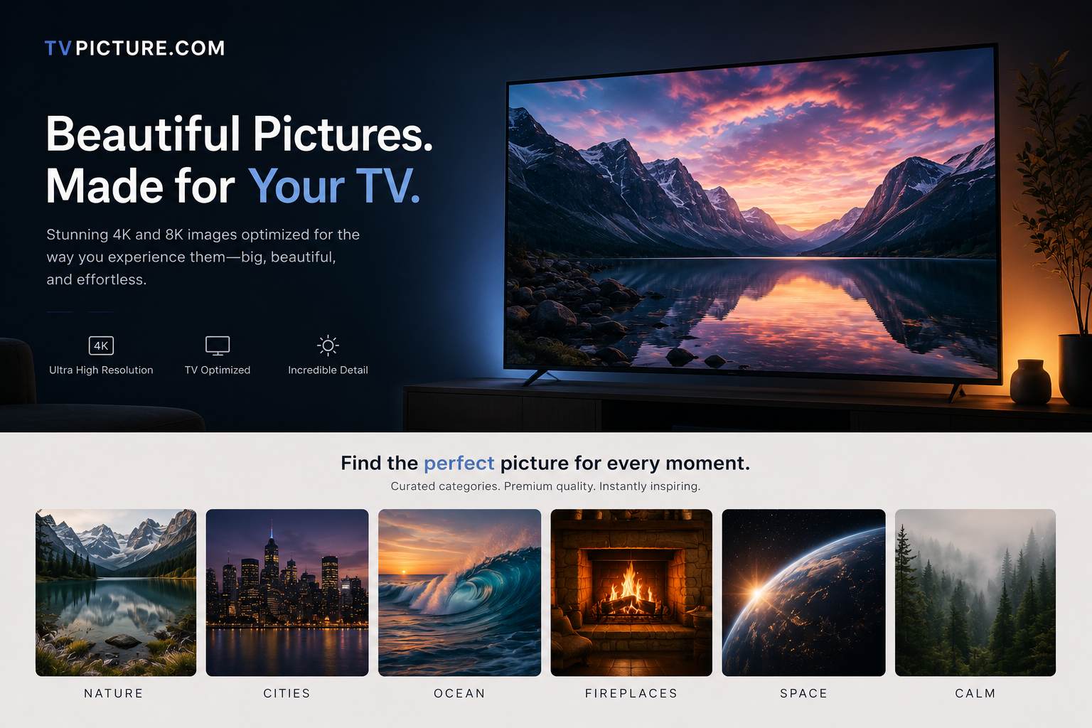 TVPicture.com ambient display visuals